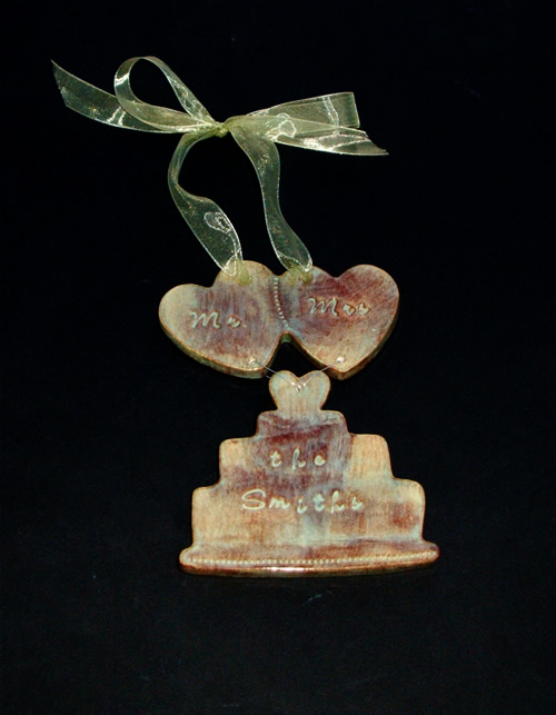 Wedding Cake and Hearts